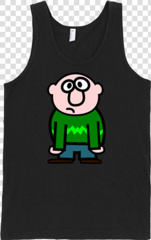 Bald Man Fine Jersey Tank Top Unisex By Itee   Busch Latte Tank Grey  HD Png Download