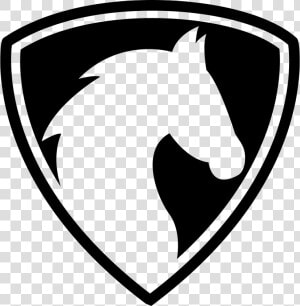 Horse Head In A Shield   Horse Shield Logo  HD Png Download