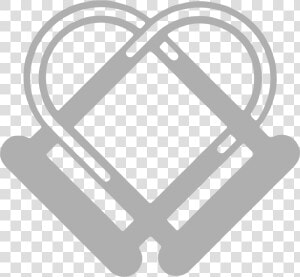 0042 Locked Bicycle Heart   Bike Lock Heart  HD Png Download