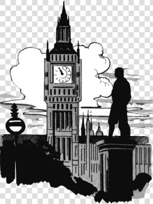 Big Ben  England  London  Uk  Landmark  Vintage   Inglaterra Big Ben Png  Transparent Png