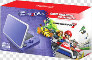 New Nintendo 2ds Xl Mario Kart 7 Bundle  HD Png Download