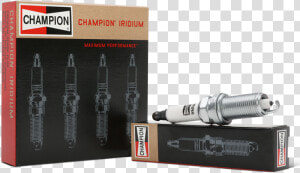 Package View Iridium Spark Plug By Champion   Champion Spark Plugs  HD Png Download