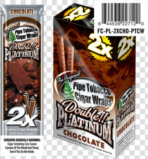 Transparent Blunt Smoke Png   Double Platinum Chocolate Blunt Wraps  Png Download