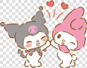 My Melody And Kuromi Stickers  HD Png Download