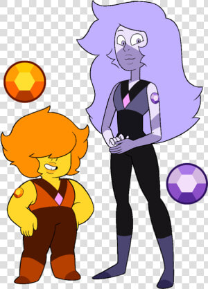 Kjd Madeira Citrine And Chevron Amethyst   Gemsonas De Steven Universe  HD Png Download