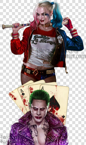 Joker And Harley Quinn Tatoo  HD Png Download