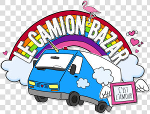 Le Camion Bazar   Illustration  HD Png Download