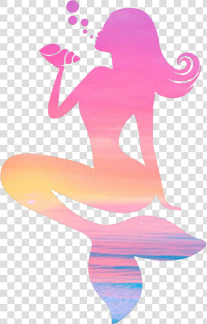 The Little Mermaid Clip Art Ariel Vector Graphics   Transparent Mermaid Tail Silhouette  HD Png Download