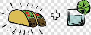 Tacos tequila   Tacos And Tequila Clip Art  HD Png Download