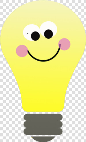 Lightbulb Thinking Light Bulb Clip Art Free Clipart   Kid Light Bulbs  HD Png Download