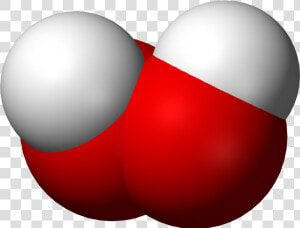 3d Structure Hydrogen Peroxide  HD Png Download