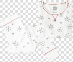 Women S Snowflake Pattern Thermal Sleep Set   Pattern  HD Png Download