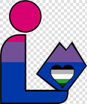 Bisexual Grayaromantic Pride Library Logo 1   Pride Library  HD Png Download