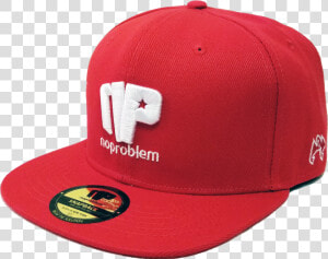 Noproblem™  Red white  Cap  Hat    Baseball Cap  HD Png Download