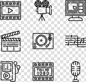 Audio And Video   Visualize Icon  HD Png Download