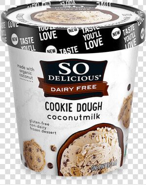 Cookie Dough Coconutmilk Frozen Dessert Class Pro xlgimg   So Delicious Cashew Milk Ice Cream Vanilla  HD Png Download