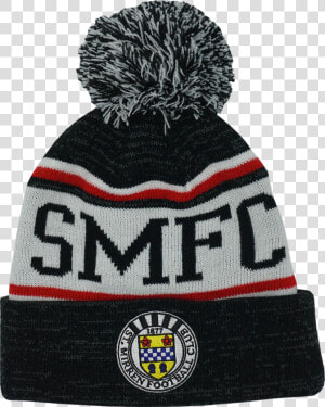 Smfc Black white red Beanie   Beanie  HD Png Download