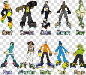 Jet Set Radio Outfits  HD Png Download