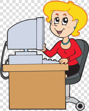 Secretary Png Hd   Cartoon Secretary  Transparent Png