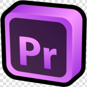 Graphic Free Adobe Clipart Icon   Logo Premiere Pro 3d  HD Png Download