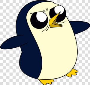 Penguin   Angry Gunter Adventure Time  HD Png Download