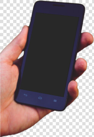 Andro hand2   Smartphone  HD Png Download