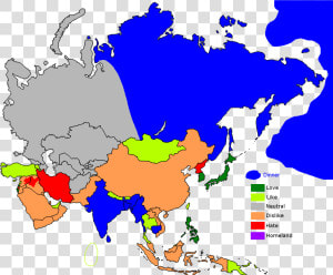 Map Of The World Naming Continents   Png Download   Asia Map For Mappers  Transparent Png