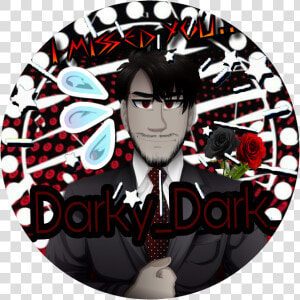  icon  pfp  darkiplier  sexy  grr  dark  didyoumissme   Wall Clock  HD Png Download