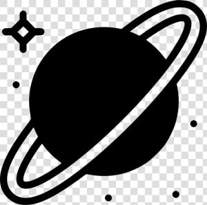 Saturn   Saturn Black And White Png  Transparent Png