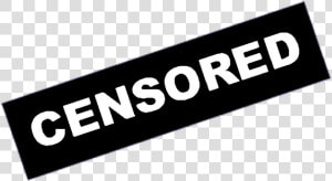 Censored Sign Png  Transparent Png