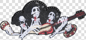 Calaveras Mariachis Png   Png Download   Cross stitch  Transparent Png