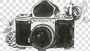 Tumblr Photography Png   Maquina Fotografica Desenho Camera Transparente  Png Download