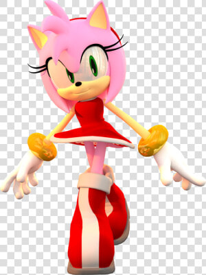 Sonic Generations Sonic Chaos Sonic  amp  Knuckles Amy   Amy Rose Mmd Dl  HD Png Download