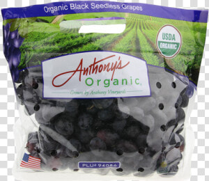 Organic Black Seedless Grapes  HD Png Download