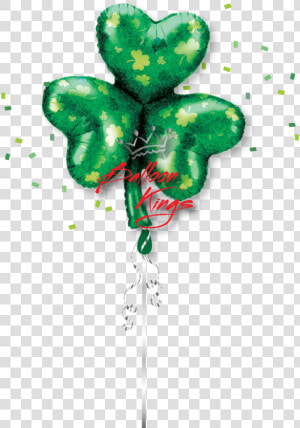 Shamrock   Shamrock Balloons Gold  HD Png Download