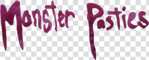 Monster Pasties   Calligraphy  HD Png Download