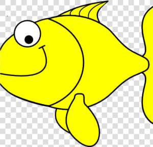 Yellow Fish Clipart Yellow Fish Clip Art At Clker Vector   Yellow Fish Clipart  HD Png Download