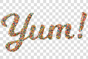 This Was Made By Laying Out Sprinkles  Taking A High resolution  HD Png Download