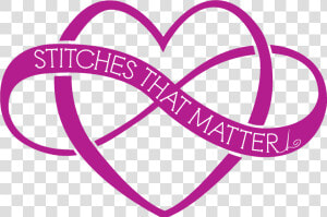 Stitches That Matter   Heart  HD Png Download