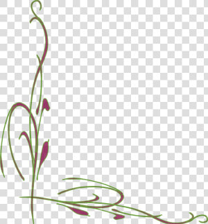 Green Vine Png   Flower Vines Frame Transparent Background  Png Download