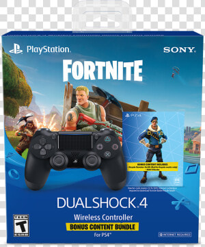 Dualshock Wireless Playstation Fortnite   Ps4 Controller Bundle Fortnite  HD Png Download