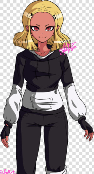 Sprite Editi Drew My Oc In The Danganronpa Style   Danganronpa Base  HD Png Download