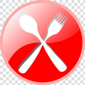 Red Fork And Knife Png   Logo Sendok Dan Garpu  Transparent Png