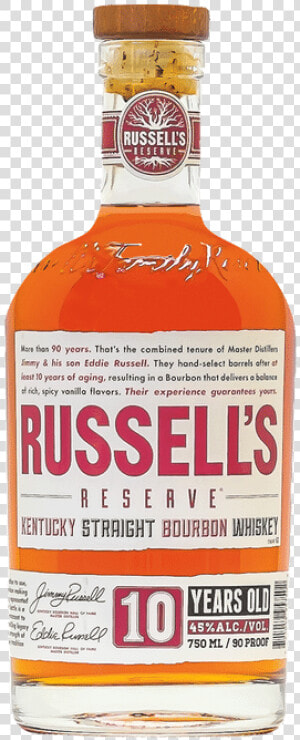 Russell S Reserve 10yr Bourbon   American Whiskey  HD Png Download