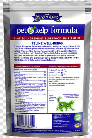 The Missing Link® Pet Kelp® Well being Supplement For   Pet Kelp  HD Png Download