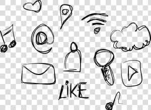 Social  Social Media  Media  Www  Icons  Icon   Social Icons Drawing Png  Transparent Png