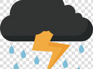 Transparent Thunder Png   Thunder And Lightning Clipart  Png Download