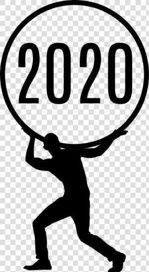 New Year Png   Pulling Year 2020  Transparent Png