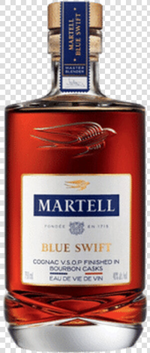 Martell Cognac Blue Swift Vsop 750ml   Martell Blue Swift Cognac  HD Png Download