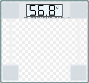 Balance Digital Clip Arts   Digital Weight Scale Clipart  HD Png Download